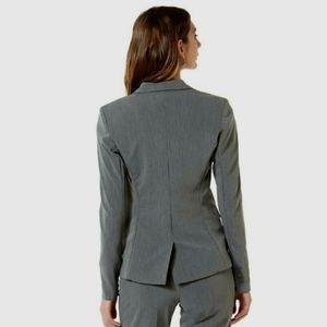 Metaphor Sz 8 Women's Blazer Suit Jacket Lined Gray